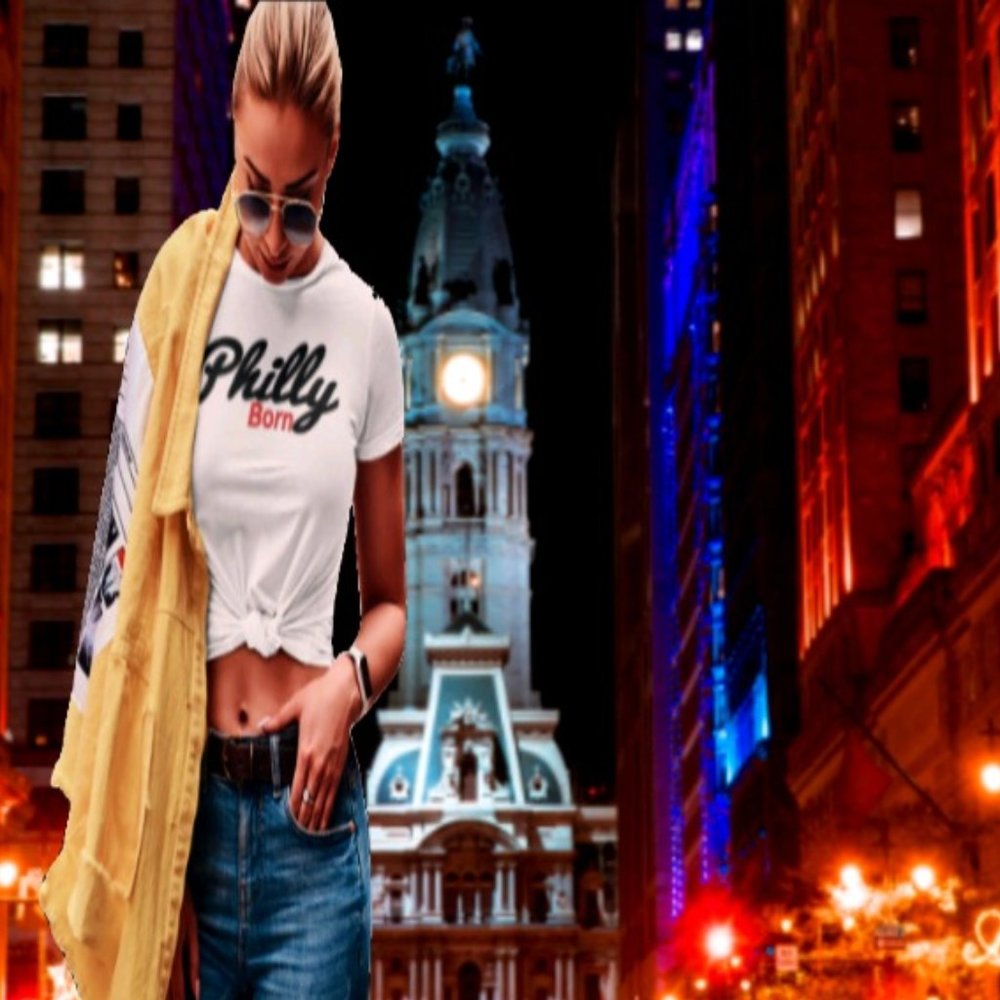 Philly Born crop top t shirt